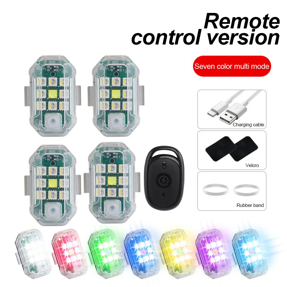 Drone Led Light - Controle remoto sem fio led aeronaves