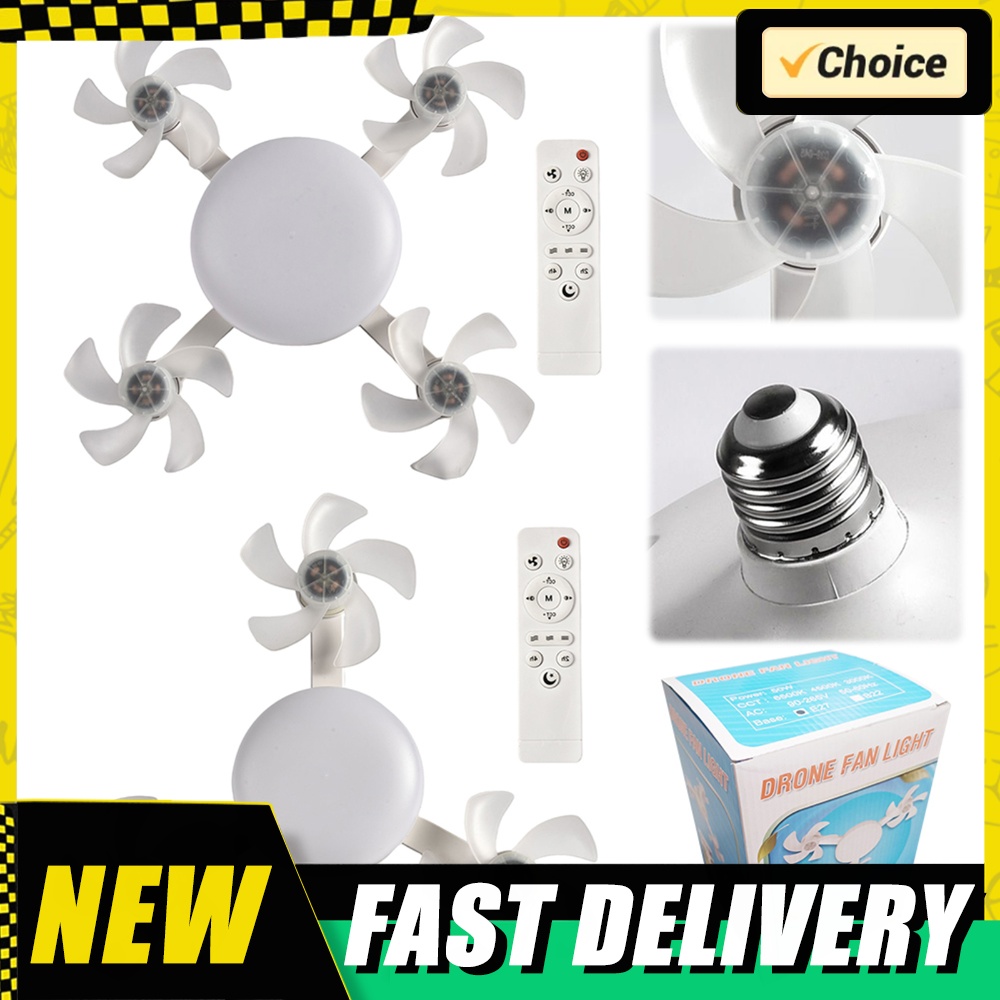 Drone Led Light - Ventilador de Teto com Lâmpada LED