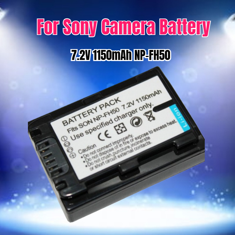 Drone Camera - Bateria de câmera 7.2V 1150mAh NP-FH50