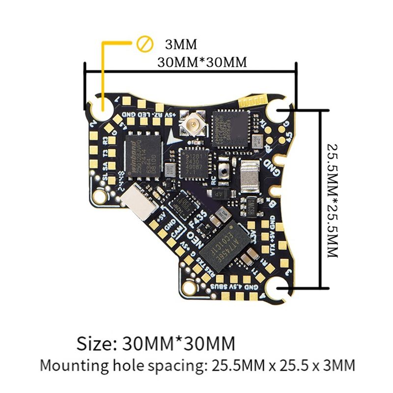 Controlador de Voo FBIL-F435 N - Drone Flight Controller avaliação e preço