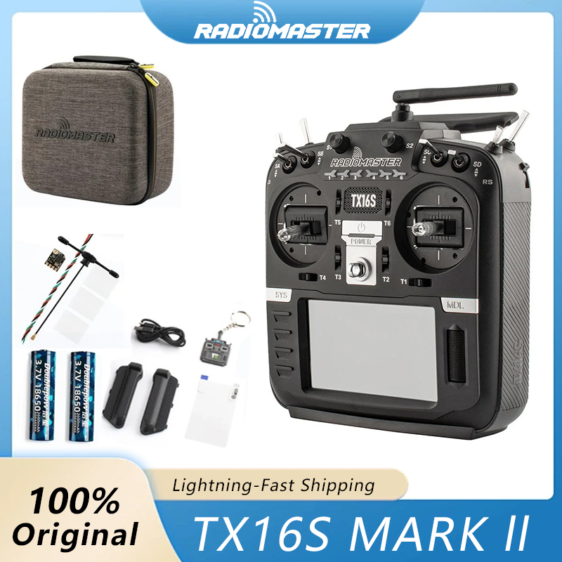 Transmissor RadioMaster TX16S  - Drone Gimbal avaliação e preço