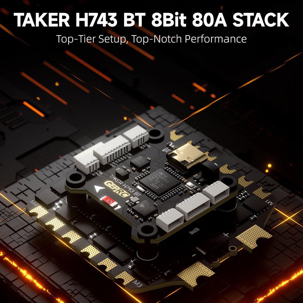 GEPRC TAKER H743 BT 8Bit 80A S - Drone Esc avaliação e preço