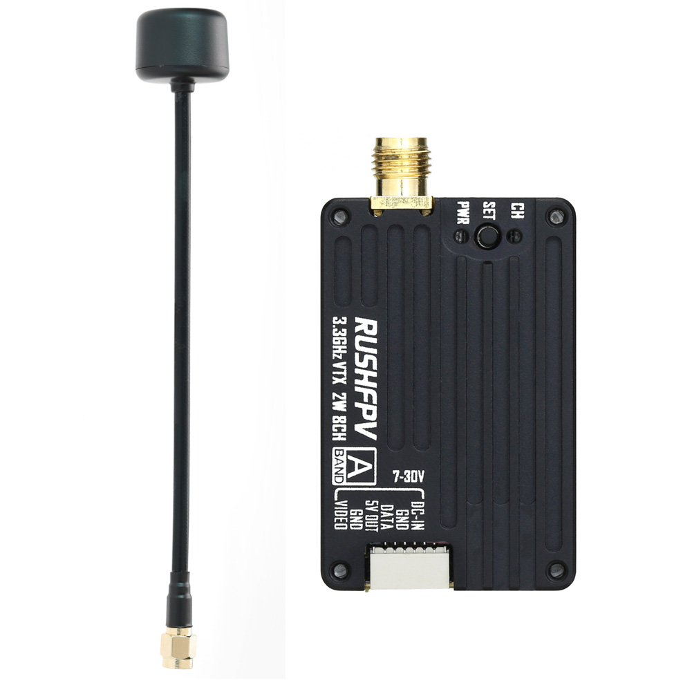 Transmissor RUSHFPV 3.3G 2W VT - Drone Antenna avaliação e preço