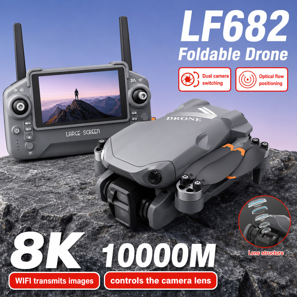 Drone Aéreo LF682 com Câmeras  - Drone Gimbal avaliação e preço