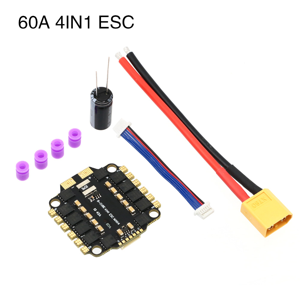 UAngel 4IN1 45A 60A ESC BLHELI - Drone Esc avaliação e preço