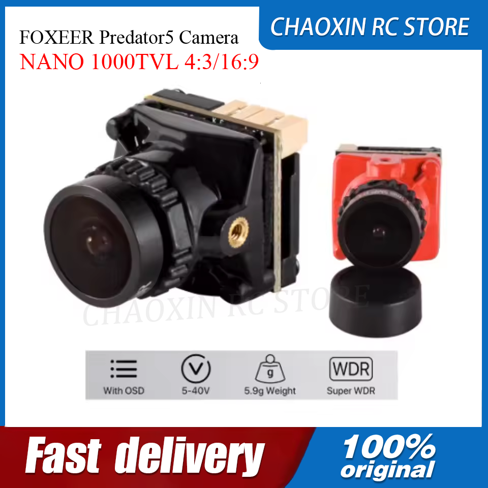 FOXEER Predator5 Câmera NANO 1 - Drone Camera avaliação e preço