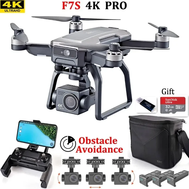 SJRC F7s 4K PRO Drone 4K para  - Drone Gimbal avaliação e preço