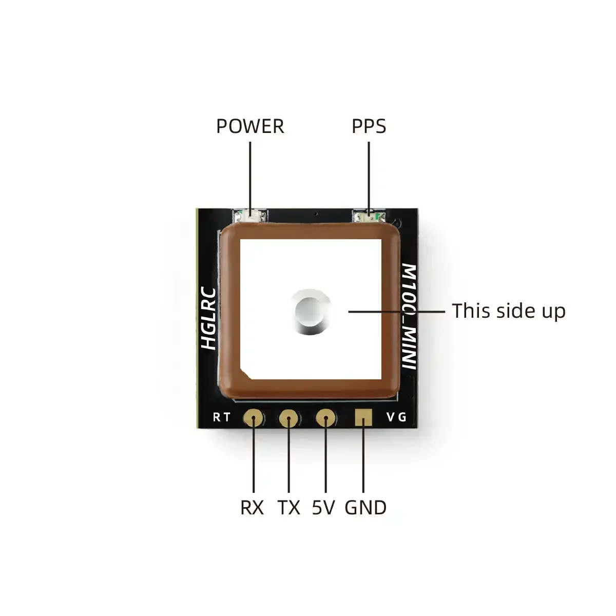 Módulo GPS Mini HGLRC M100 Chi - Drone Gps Module avaliação e preço