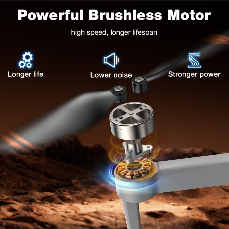 NOVO Drone L017 Pro Brushless  - Drone Gimbal avaliação e preço