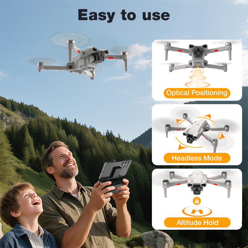 NOVO Drone L017 Pro Brushless  - Drone Gimbal avaliação e preço