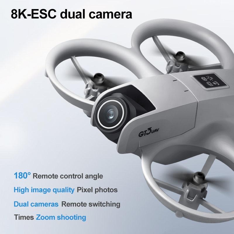 Novo GT3 com tela Mini Drone 8 - Drone Camera avaliação e preço