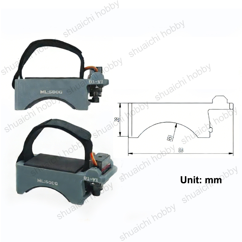1 Unidade Lançador de Servo Ti - Drone Battery Strap avaliação e preço